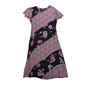 Willow Ridge Women's Vintage 90s Floral Maxi Dress Size Petite Medium